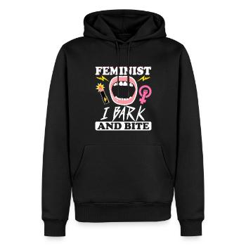 Female Womens Rights Female - Männer Premium Bio Hoodie - Schwarz - Vorne - Nico (187cm)