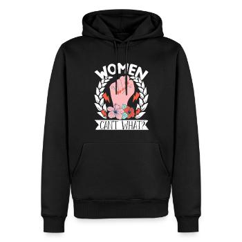 Feminist Womens Rights Female - Männer Premium Bio Hoodie - Schwarz - Vorne - Nico (187cm)