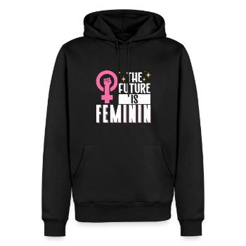 Feminist Womens Rights Female - Männer Premium Bio Hoodie - Schwarz - Vorne - Nico (187cm)
