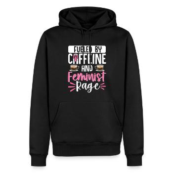 Feminist Womens Rights Female - Männer Premium Bio Hoodie - Schwarz - Vorne - Nico (187cm)