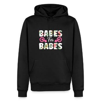 Feminist Womens Rights Female - Männer Premium Bio Hoodie - Schwarz - Vorne - Nico (187cm)