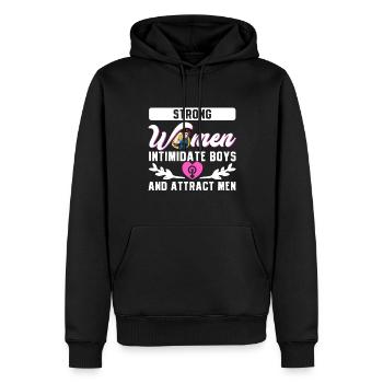 Feminist Womens Rights Female - Männer Premium Bio Hoodie - Schwarz - Vorne - Nico (187cm)