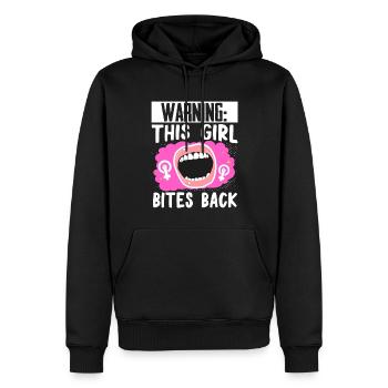 Feminist Womens Rights Female - Männer Premium Bio Hoodie - Schwarz - Vorne - Nico (187cm)