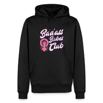 Feminist Womens Rights Female - Männer Premium Bio Hoodie - Schwarz - Vorne - Nico (187cm)