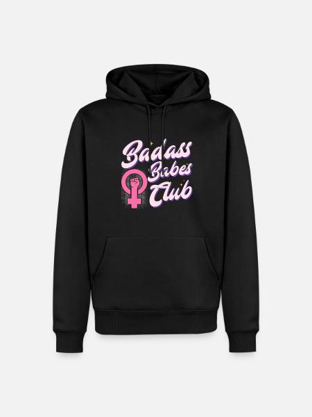 Feminist Women's Rights Female - Men’s Premium Organic Hoodie - black