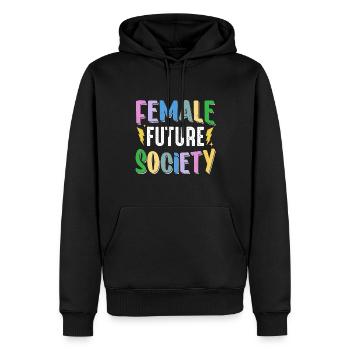 Feminist Womens Rights Female - Männer Premium Bio Hoodie - Schwarz - Vorne - Nico (187cm)