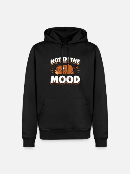 Scottish Highland Cattle Cow - Männer Premium Bio Hoodie - Schwarz