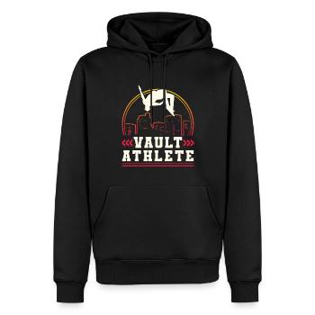Parkour Freerunning Traceur - Männer Premium Bio Hoodie - Schwarz - Vorne - Nico (187cm)