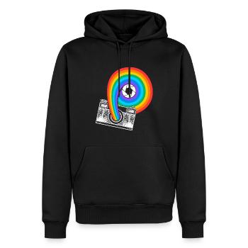 Photography Camera Lens Retro - Männer Premium Bio Hoodie - Schwarz - Vorne - Nico (187cm)