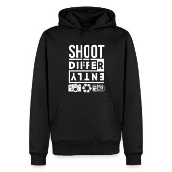 Photography Camera Lens - Männer Premium Bio Hoodie - Schwarz - Vorne - Nico (187cm)