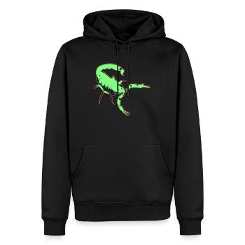 Scorpion Scorpion Vecteur toxique Arachnide Animal - Sweat à capuche Premium bio Homme - noir - Devant - Nico (187cm)