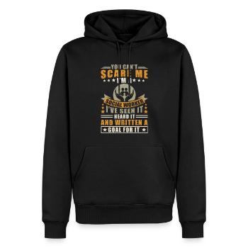 School Social Work Month Hands You - Men’s Premium Organic Hoodie - black - Front - Nico (187cm)