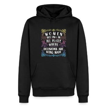 Feminist Women's Rights Female - Männer Premium Bio Hoodie - Schwarz - Vorne - Nico (187cm)