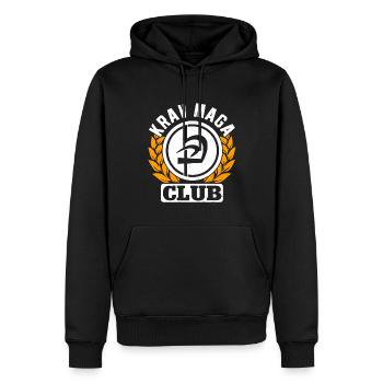 Krav Maga Apparel Israélien Self - Sweat à capuche Premium bio Homme - noir - Devant - Nico (187cm)