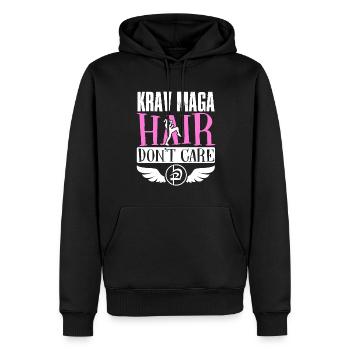 Krav Maga Apparel Israeli Self - Men’s Premium Organic Hoodie - black - Front - Nico (187cm)