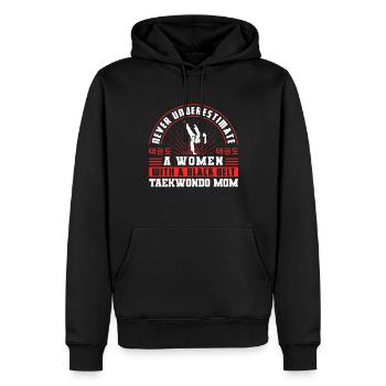 TKD Korean Martial Arts Tae Kwon - Männer Premium Bio Hoodie - Schwarz - Vorne - Nico (187cm)