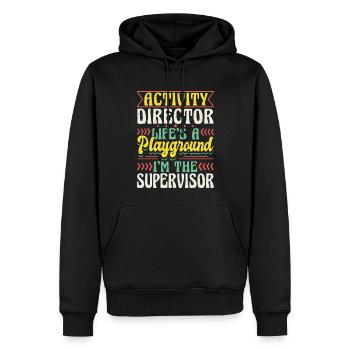 Activity Director Appreciation - Männer Premium Bio Hoodie - Schwarz - Vorne - Nico (187cm)