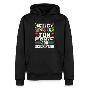 Activity Director Appreciation - Männer Premium Bio Hoodie - Schwarz - Vorne - Nico (187cm)