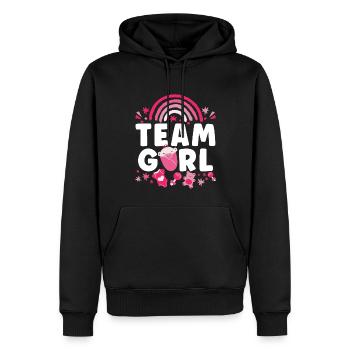 Gender Reveal Babygirl Baby Shower - Männer Premium Bio Hoodie - Schwarz - Vorne - Nico (187cm)