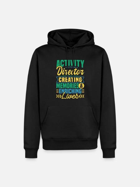 Activity Director Appreciation - Männer Premium Bio Hoodie - Schwarz