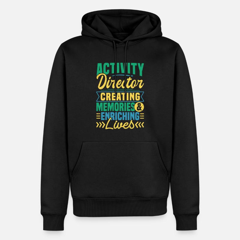 Activity Director Appreciation - Männer Premium Bio Hoodie - Schwarz
