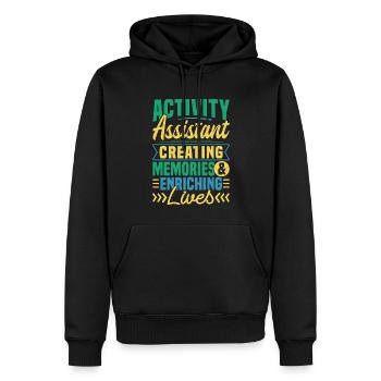 Activity Assistant Appreciation - Männer Premium Bio Hoodie - Schwarz - Vorne - Nico (187cm)