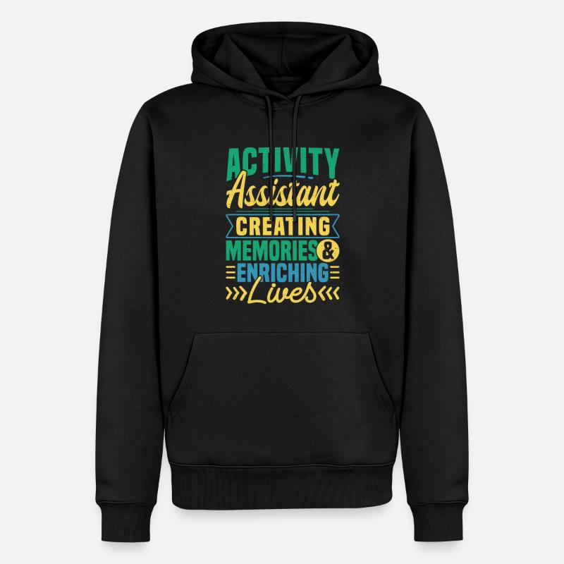 Activity Assistant Appreciation - Männer Premium Bio Hoodie - Schwarz