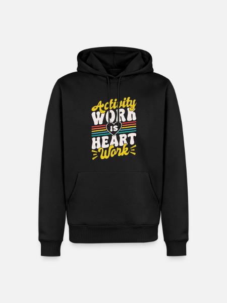 Activity Director Appreciation - Männer Premium Bio Hoodie - Schwarz