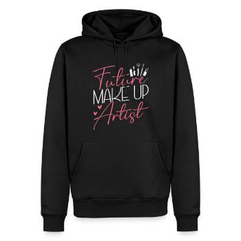 Beautician Lashes Skincare Future - Männer Premium Bio Hoodie - Schwarz - Vorne - Nico (187cm)