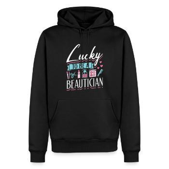Beautician & Cosmetic Professional - Männer Premium Bio Hoodie - Schwarz - Vorne - Nico (187cm)