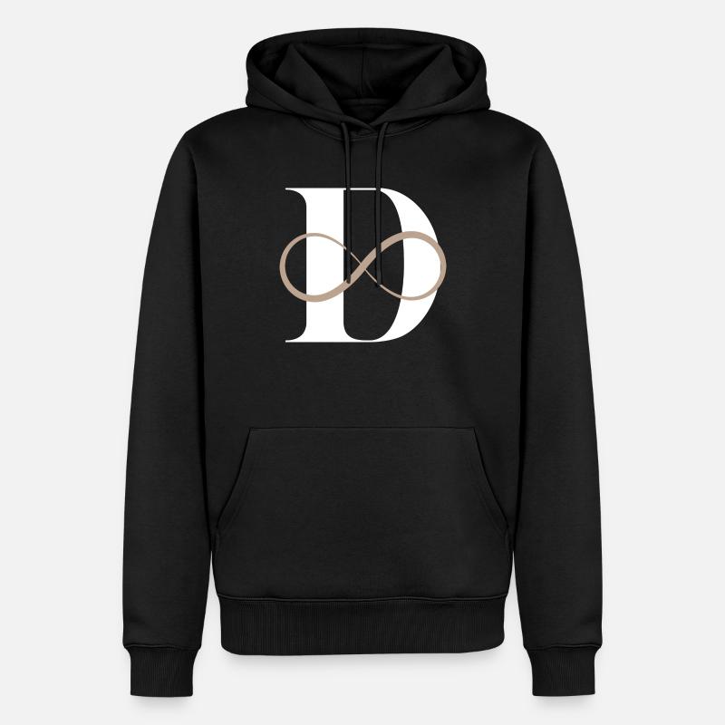 Buchstabe der Unendlichkeit - Männer Premium Bio Hoodie - Schwarz
