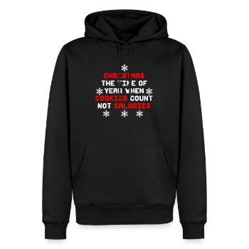 Weinachten - Männer Premium Bio Hoodie - Schwarz - Vorne - Nico (187cm)