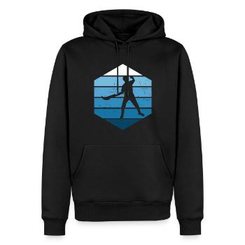Women Basque Pelota Pelota vasca Pelota Men - Men’s Premium Organic Hoodie - black - Front - Nico (187cm)