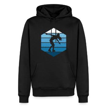 Roller Skates Roller Skating Men Roller Skates - Men’s Premium Organic Hoodie - black - Front - Nico (187cm)