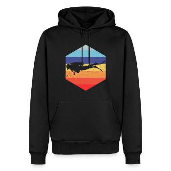 Diver Scuba Diver Scuba Taucher Diving - Männer Premium Bio Hoodie - Schwarz - Vorne - Nico (187cm)