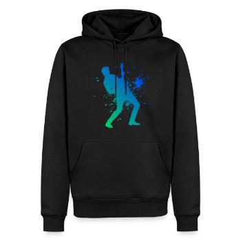 Egitarre electronic guitar Guitar E-gitarre - Männer Premium Bio Hoodie - Schwarz - Vorne - Nico (187cm)