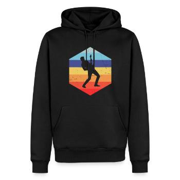 guitare électrique guitare guitare acoustique guitare - Sweat à capuche Premium bio Homme - noir - Devant - Nico (187cm)