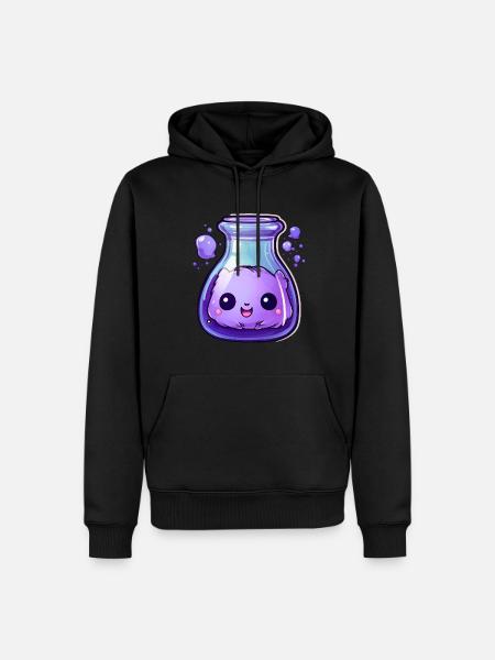 Cute Kawaii Potion - Men’s Premium Organic Hoodie - black