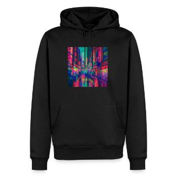 Japan Kawaii Otaku Tokyo - Männer Premium Bio Hoodie - Schwarz - Vorne - Nico (187cm)