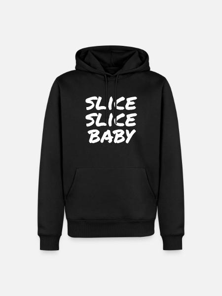 slice slice baby - Men’s Premium Organic Hoodie - black