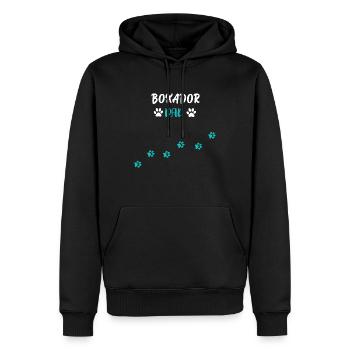 Boxador Dad I Boxer Labrador Mix - Männer Premium Bio Hoodie - Schwarz - Vorne - Nico (187cm)