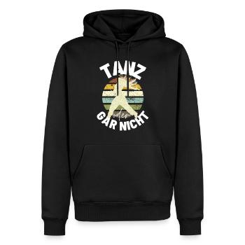 Sprücheshirts Motivationssprüche Motivationsspruch - Männer Premium Bio Hoodie - Schwarz - Vorne - Nico (187cm)