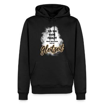 POSITIVE EINSTELLUNG MINDSET Motivation - Männer Premium Bio Hoodie - Schwarz - Vorne - Nico (187cm)