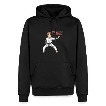 Karate Boy - Karate-Kampfsport für Kinder - Männer Premium Bio Hoodie - Schwarz - Vorne - Nico (187cm)