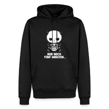 Lustiges Gaming Geschenk - Zocken Gaming Panda - Männer Premium Bio Hoodie - Schwarz - Vorne - Nico (187cm)