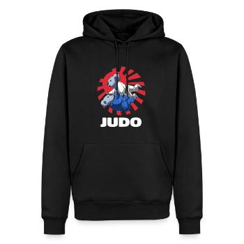 Niedliche Judo-Koala-Kämpfer - Judoka Koala - Männer Premium Bio Hoodie - Schwarz - Vorne - Nico (187cm)