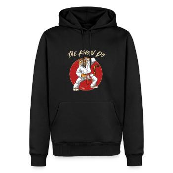 Taekwondo Tiger - Lustige TKD Koreanische - Männer Premium Bio Hoodie - Schwarz - Vorne - Nico (187cm)