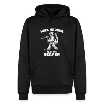 Lustige Jiu Jitsu Beinschlösser Fußschlösser - Männer Premium Bio Hoodie - Schwarz - Vorne - Nico (187cm)