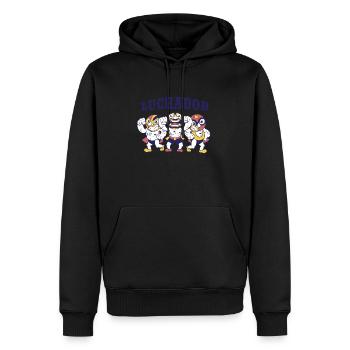 Luchador Funny Mexican Wrestling - Männer Premium Bio Hoodie - Schwarz - Vorne - Nico (187cm)