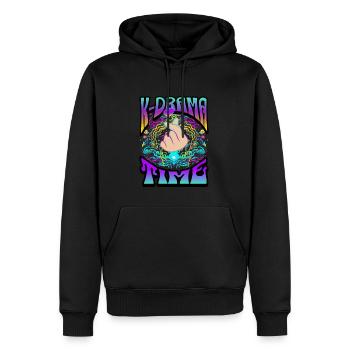 K-Drama Liebhaber Lustig KDrama Mutter - Männer Premium Bio Hoodie - Schwarz - Vorne - Nico (187cm)